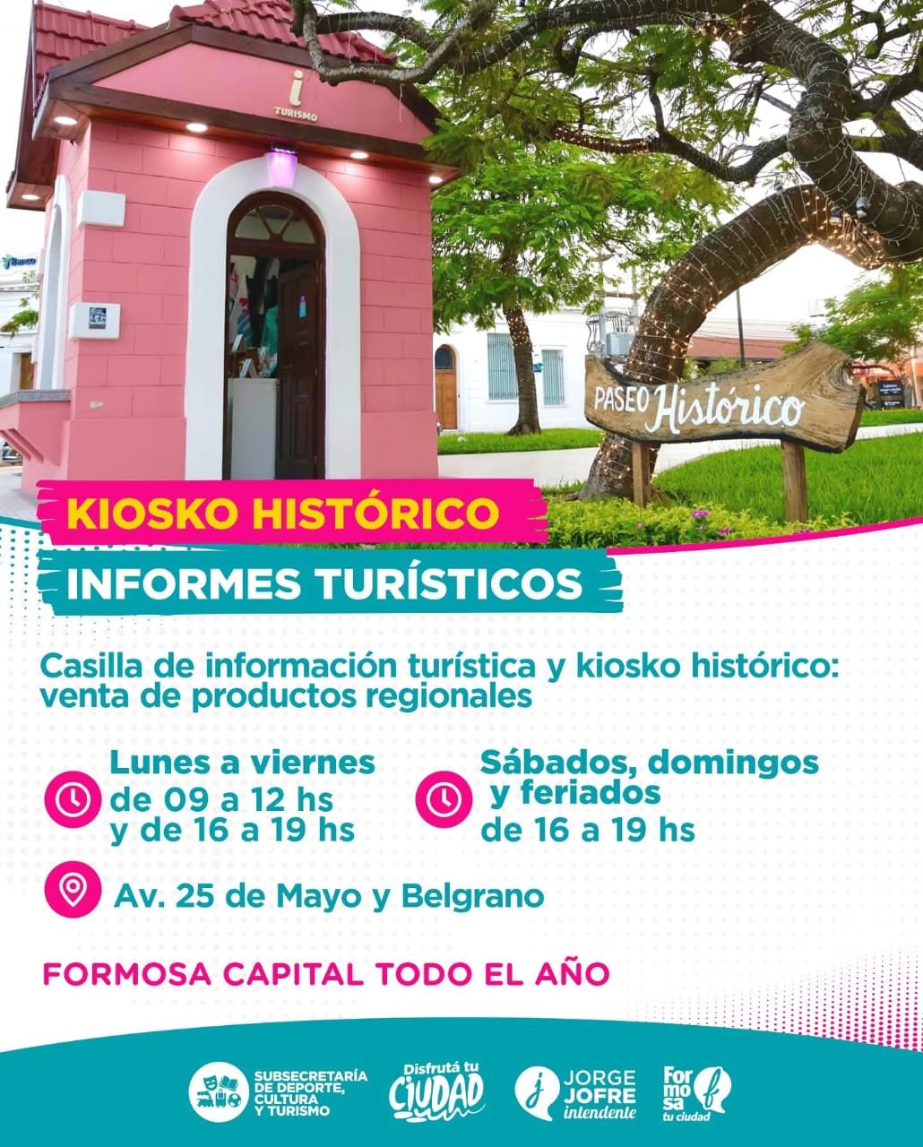 kiosko histórico informes turísticos