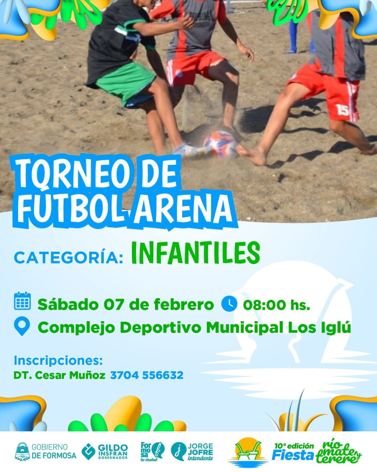 torneo futbol arena categoría infantiles
