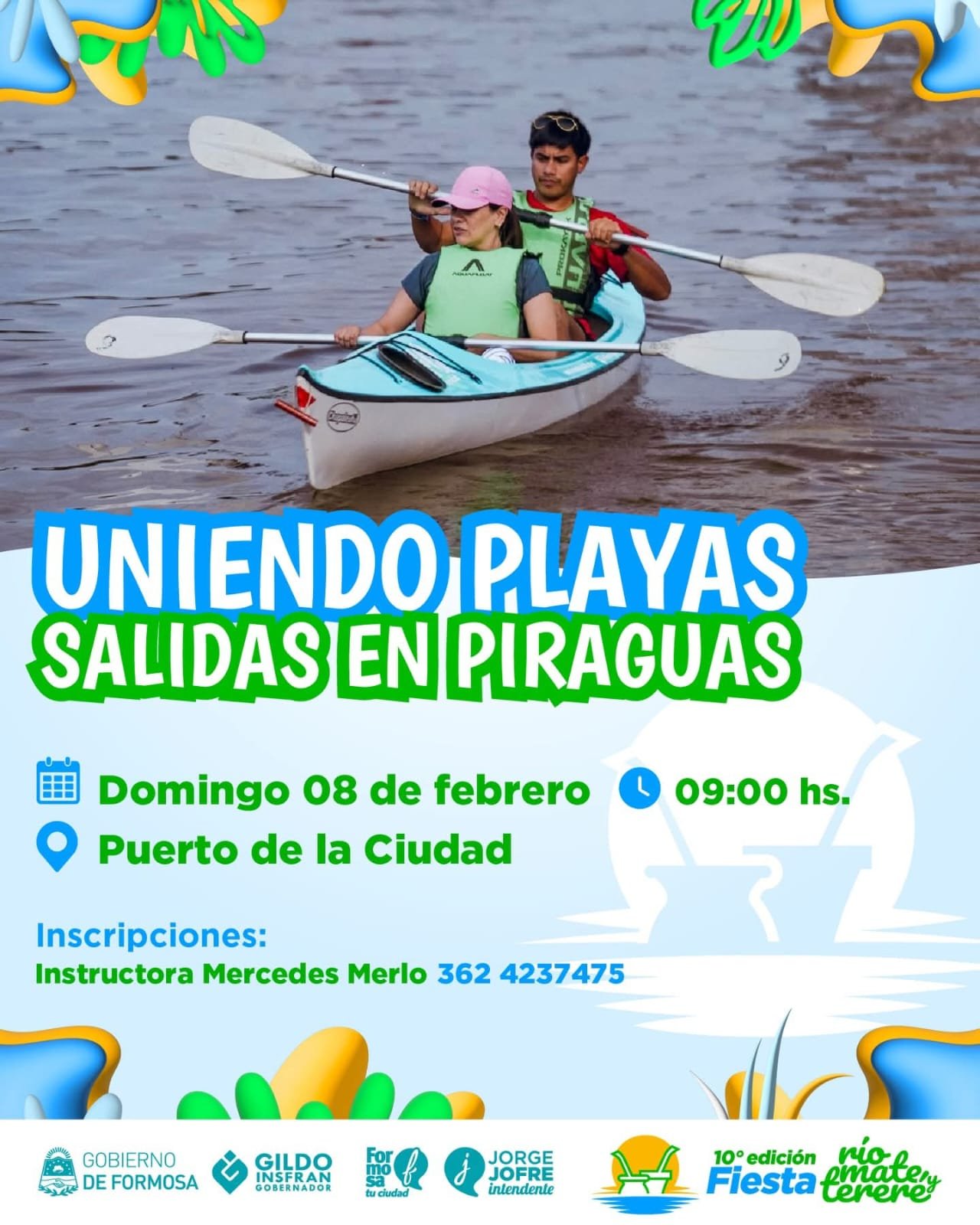 uniendo playas salidas en piraguas