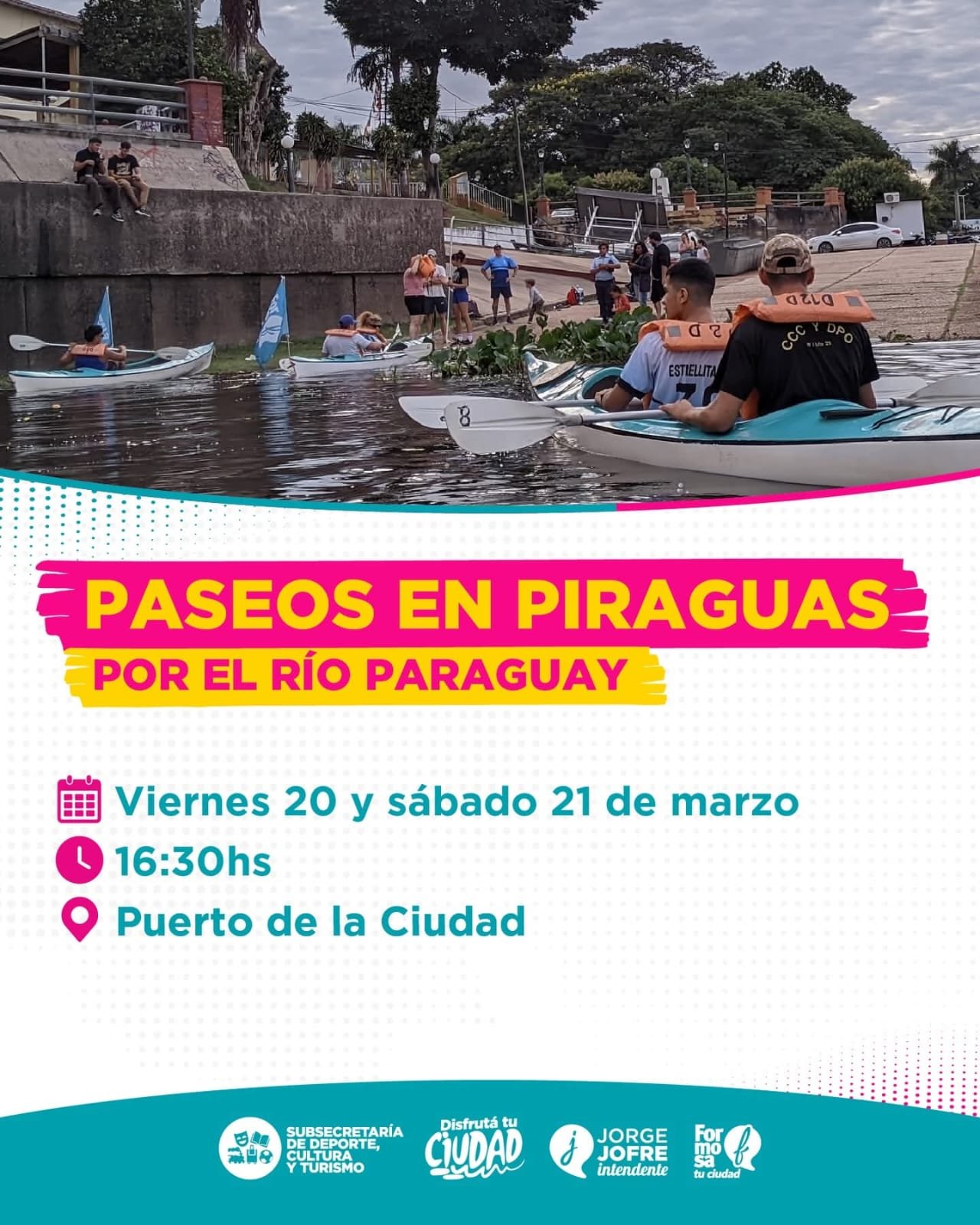 paseos en piraguas