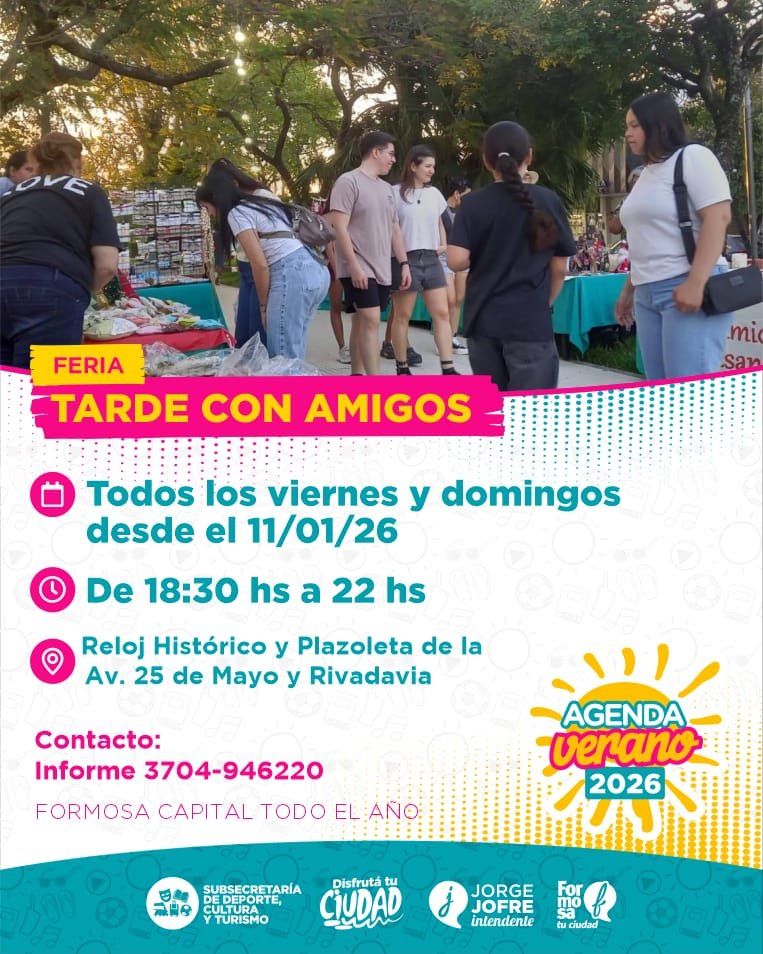 feria tarde con amigos